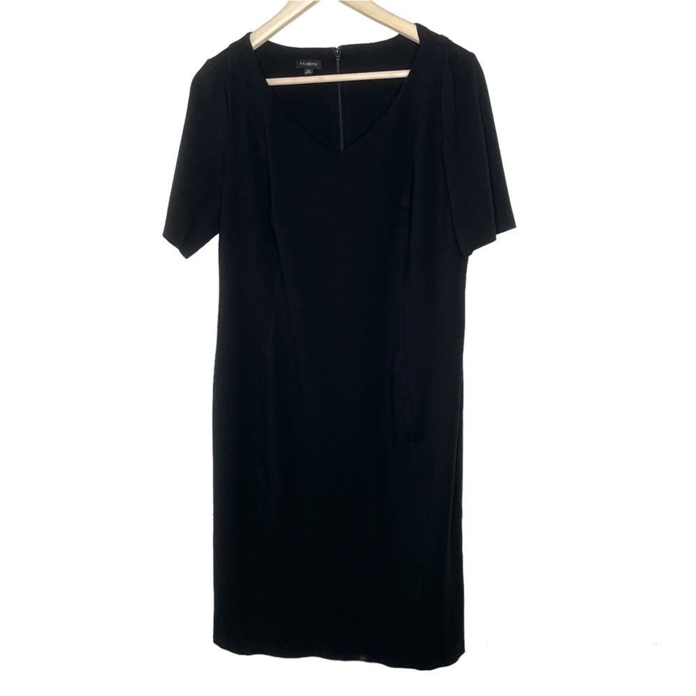 Talbots Black Midi Dress